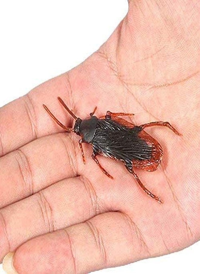 DESCTIDY Lizard Cockroach Fun Prank Toys for Kids and Adults Realistic Look (Lizard Cockroach, Brown) Lizard Toy (Modern, 4.00, Count) - Image 2